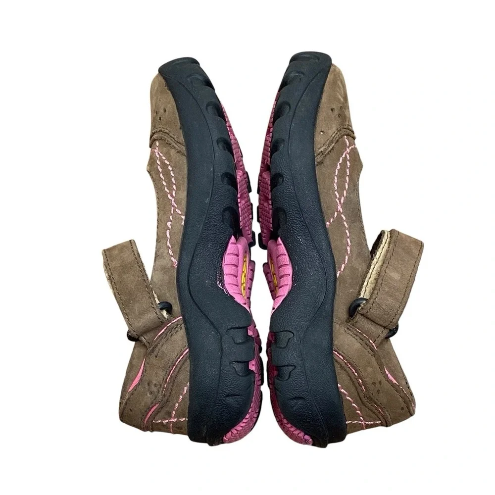 Keen Little Kids' Size 9‎ Mary Jane Shoes Hiking Outdoorwear Trail Brown Leather